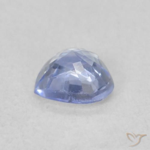 Safira Pastel Azul Natural 0.37ct, Coração, VVS-VS