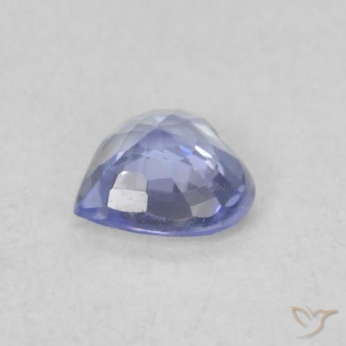 Safira Pastel Azul Natural 0.30ct, Coração, VVS-VS