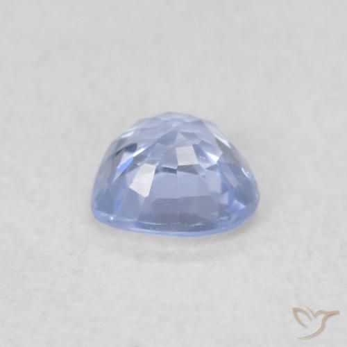Safira Azul Violeta Claro Natural 0.30ct, Coração, VS