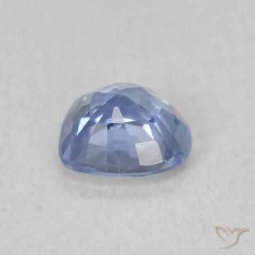 Safira Bebê azul Natural 0.38ct, Coração, VS