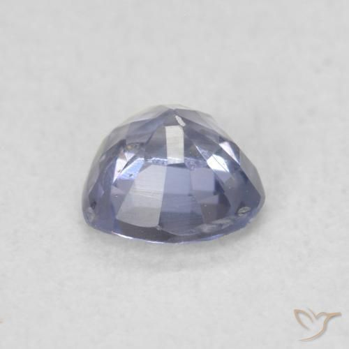 Safira Azul claro Natural 0.42ct, Coração, VS