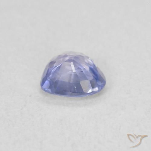 Safira Violeta Azul Natural 0.31ct, Coração, VS