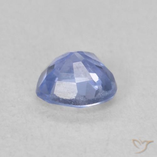 Safira Pastel Azul Natural 0.37ct, Coração, VS
