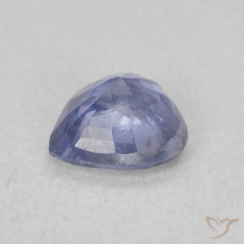 Safira Azul claro Natural 0.42ct, Coração, VS