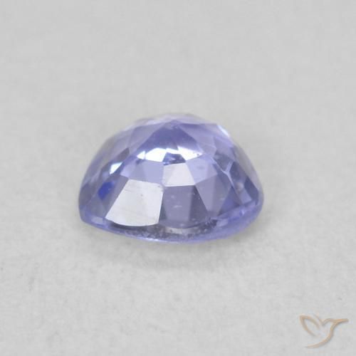 Safira Azul claro Natural 0.34ct, Coração, VS