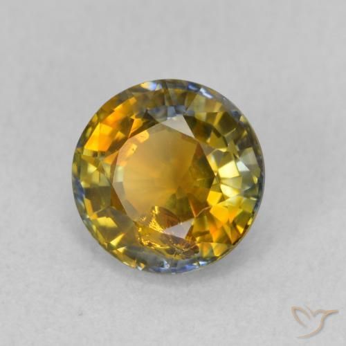 Safira Multicolorido Natural 1.99ct, Corte Redondo, VS-SI