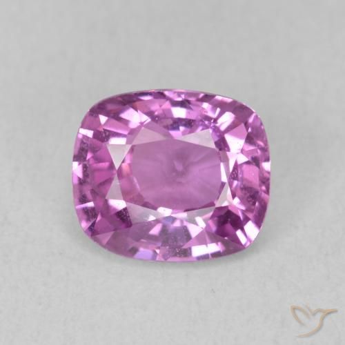 1.68ct Natural Roxo rosado Safira, Almofada, VS
