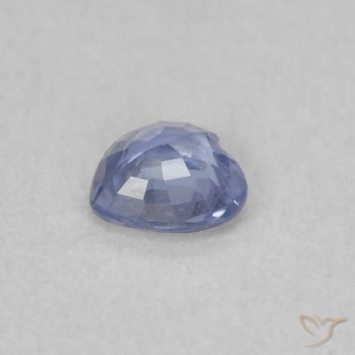 Safira Bebê azul Natural 0.31ct, Coração, VS