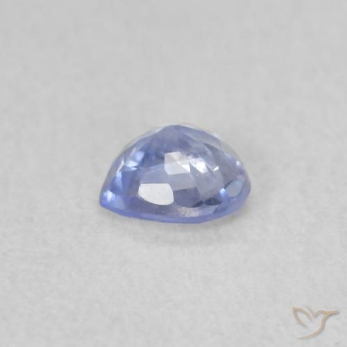 Safira Pastel Azul Natural 0.31ct, Coração, VS