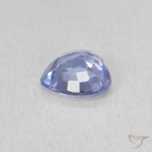 Safira Pastel Azul Natural 0.37ct, Coração, VS