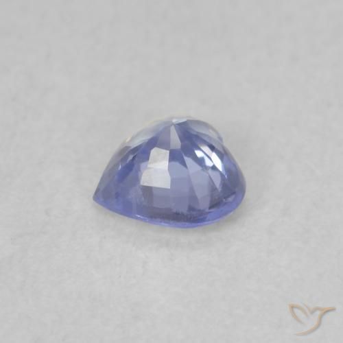 Safira Pastel Azul Natural 0.34ct, Coração, VS