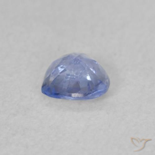 Safira Pastel Azul Natural 0.35ct, Coração, VS