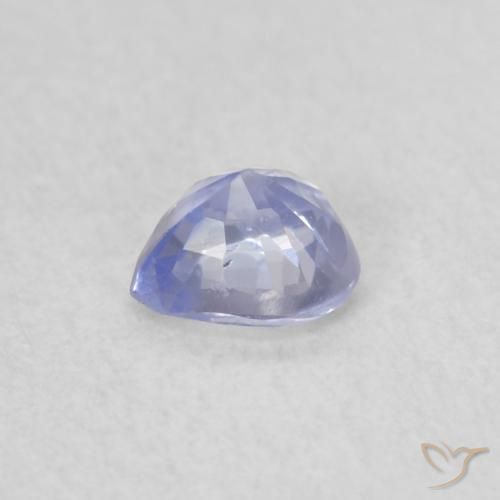 Safira Pastel Azul Natural 0.38ct, Coração, VS