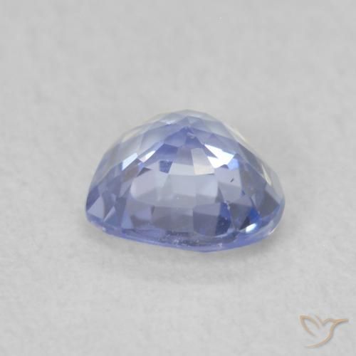 Safira Pastel Azul Natural 0.49ct, Coração, VS