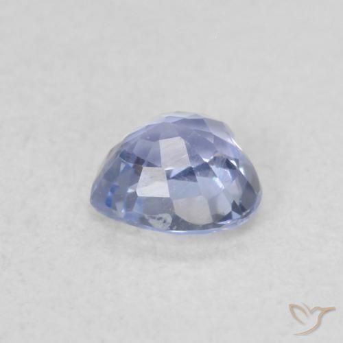 Safira Pastel Azul Natural 0.36ct, Coração, VVS-VS