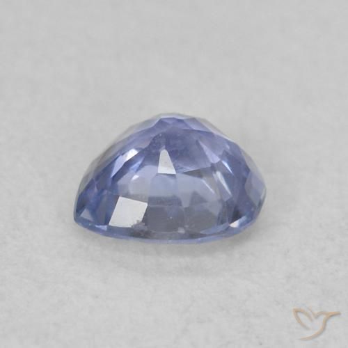 Safira Pastel Azul Natural 0.37ct, Coração, VS