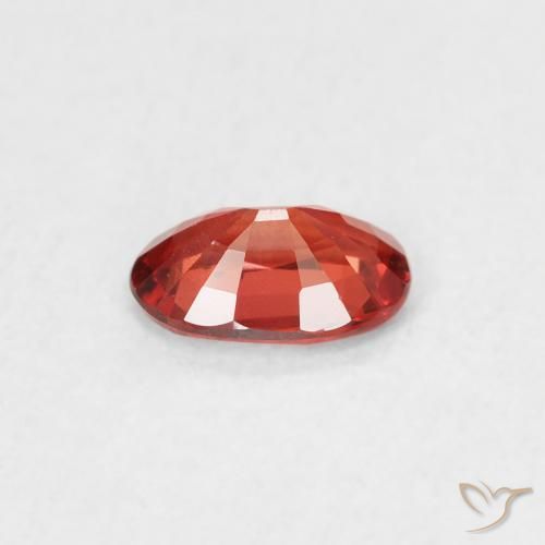 Safira Vermelho Carmesim Brilhante Natural 0.51ct, oval, VS