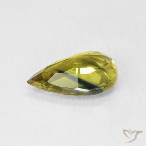 Safira Multicolorido Natural 2.11ct, Formato de pêra, VVS-VS