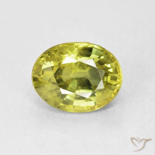 2.65ct Natural Verde Terroso Quente Safira, oval, VVS-VS