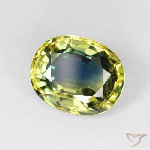 Safira Multicolorido Natural 4.18ct, oval, VS