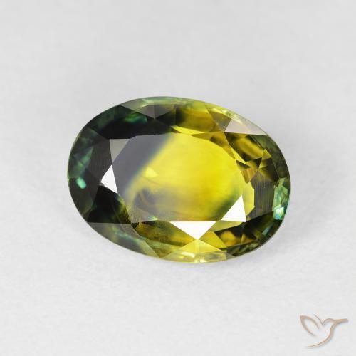 Safira Multicolorido Natural 3.52ct, oval, VS