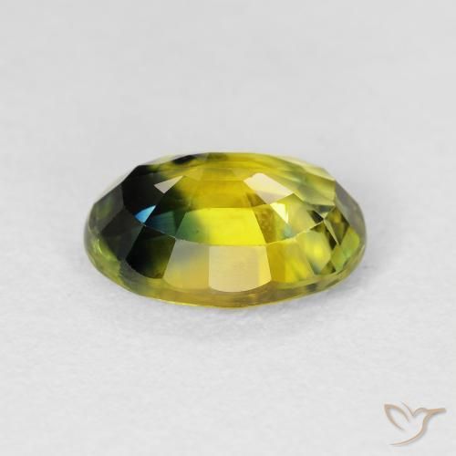 Safira Multicolorido Natural 3.52ct, oval, VS