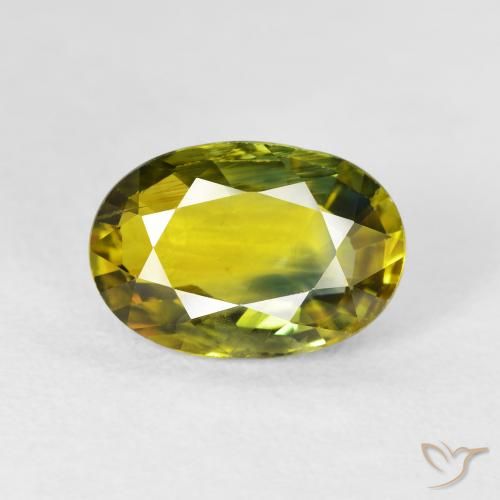 3.13ct Natural Marrom Dourado Profundo Safira, oval, VS