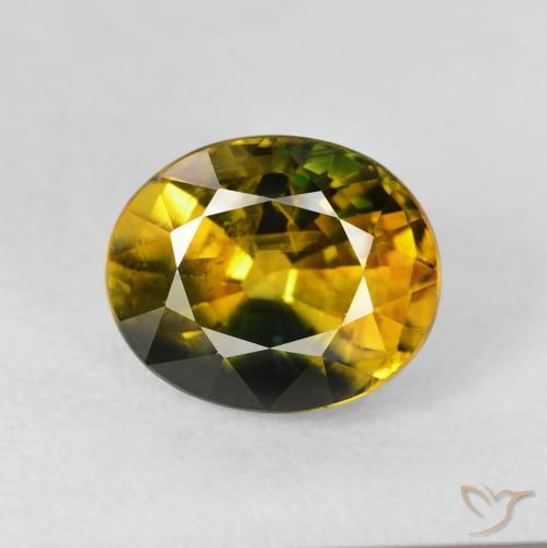 3.24ct Natural Multicolorido Safira, oval, VS