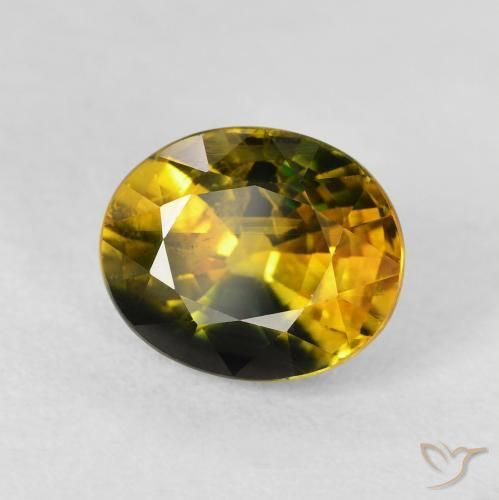Safira Multicolorido Natural 3.24ct, oval, VS