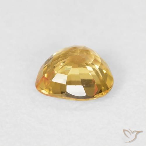 Safira Ouro Natural 0.48ct, Coração, VVS-VS