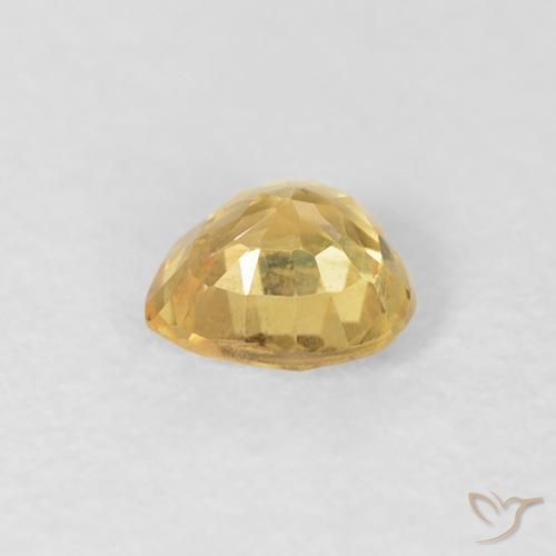 Safira ouro médio Natural 0.44ct, Coração, VS
