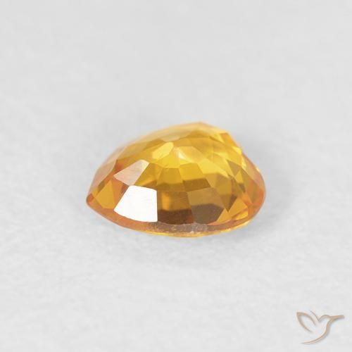 Safira Ouro Natural 0.43ct, Coração, VS