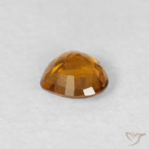 Safira damasco laranja Natural 0.36ct, Coração, VS