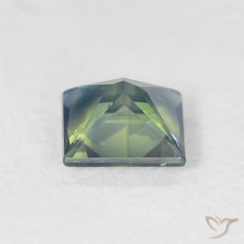 Safira Cerceta Natural 0.69ct, Quadrado, VS