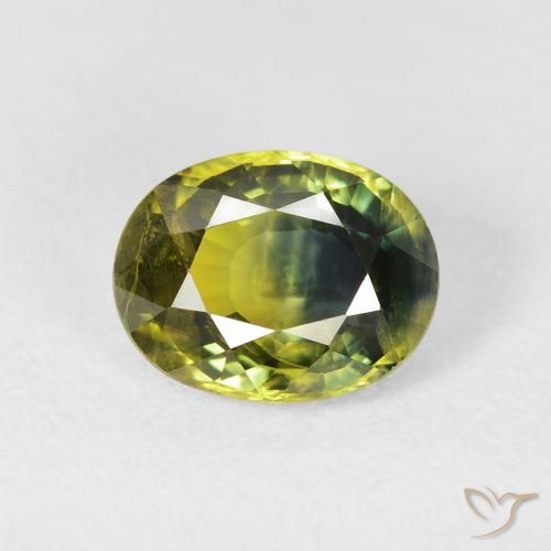 3.35ct Natural Multicolorido Safira, oval, VS