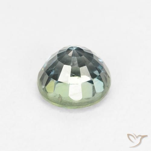 Safira Azul Muito Claro Natural 0.85ct, Redondo, VS