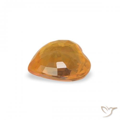 Safira Ouro Natural 0.37ct, Coração, VVS