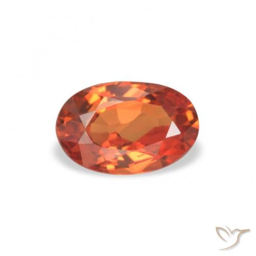 0.62ct Natural vermelho intenso Safira, oval, VVS-VS
