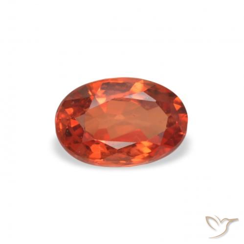 0.56ct Natural Vermelho brilhante Safira, oval, VVS-VS