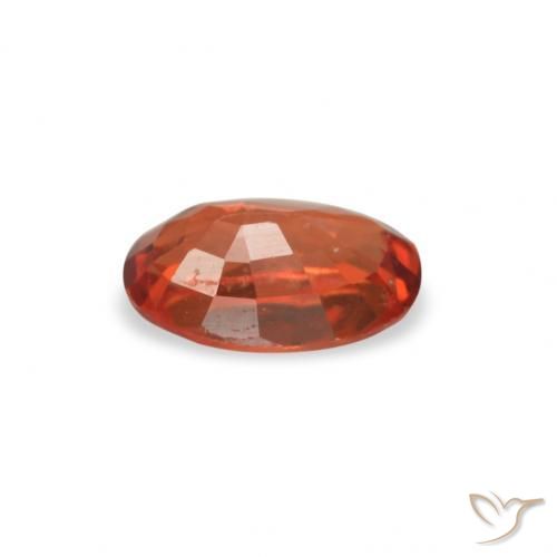 Safira Vermelho brilhante Natural 0.56ct, oval, VVS-VS