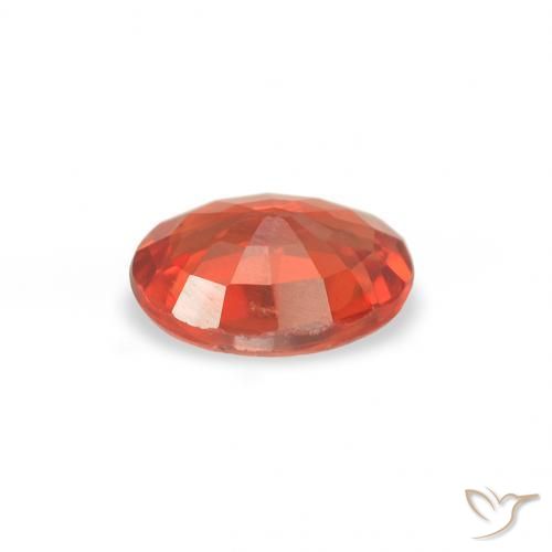Safira Vermelho Carmesim Brilhante Natural 0.37ct, oval, VS