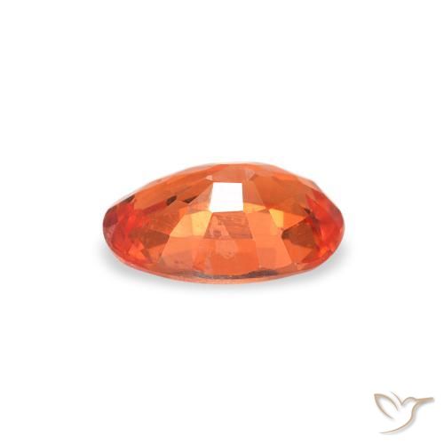 Safira Vermelho Carmesim Brilhante Natural 0.61ct, oval, VS