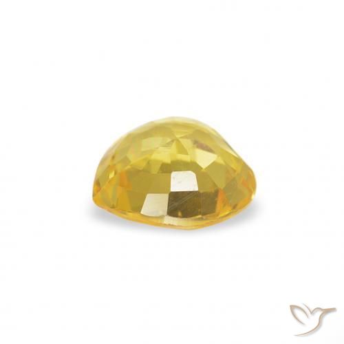 Safira Mel amarelo Natural 0.36ct, Coração, VVS-VS