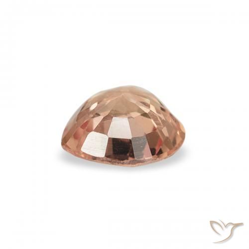 Safira Cidra de Laranja Natural 0.38ct, Coração, VS