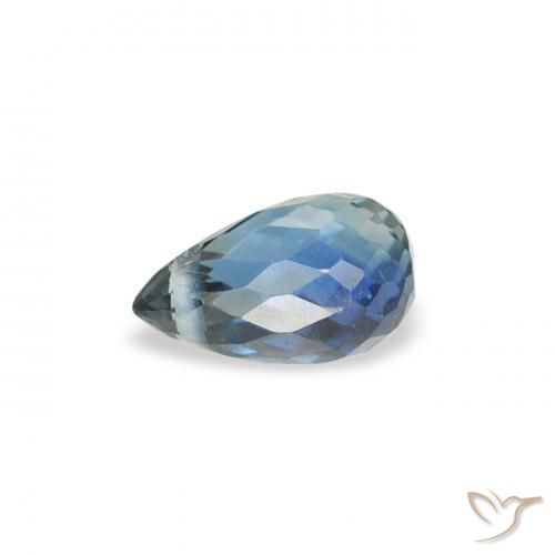 Safira Cerceta Natural 0.46ct, Briolette, VS
