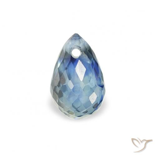 0.44ct Natural Cerceta Safira, Briolette, VS