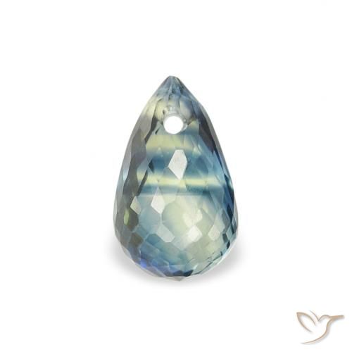0.54ct Natural Cerceta Safira, Briolette, VS