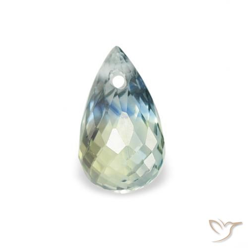 0.59ct Natural Cerceta Safira, Briolette, VS