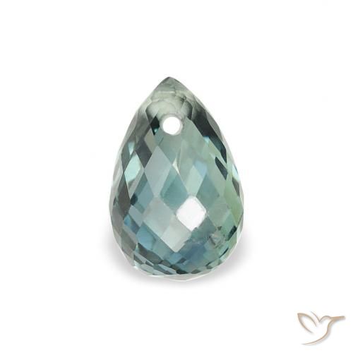 0.64ct Natural Cerceta Safira, Briolette, VS
