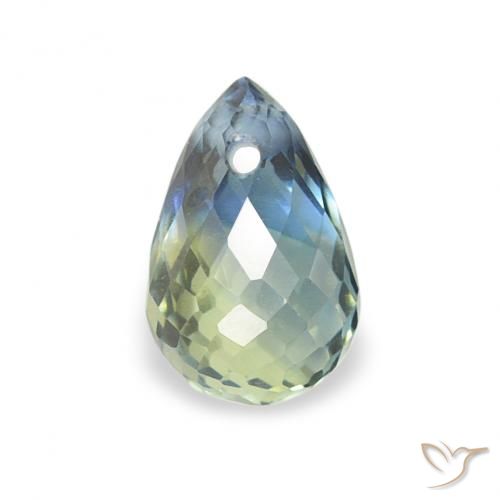 0.57ct Natural Cerceta Safira, Briolette, VS